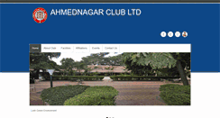 Desktop Screenshot of ahmednagarclub.com